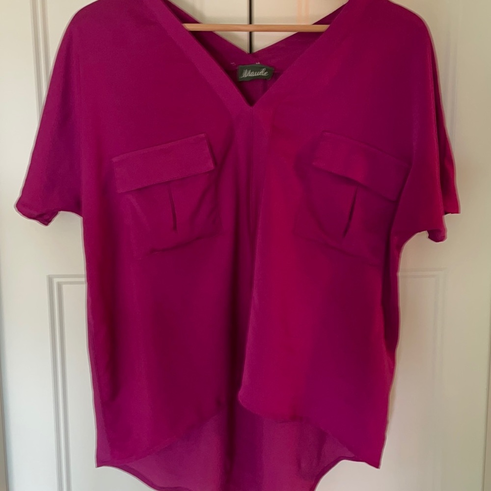 Silk dress shirt